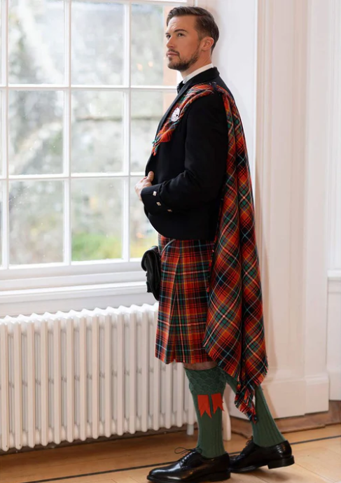 Made to Order Reiver Lightweight BALTERSAN Tartan Fly Plaid