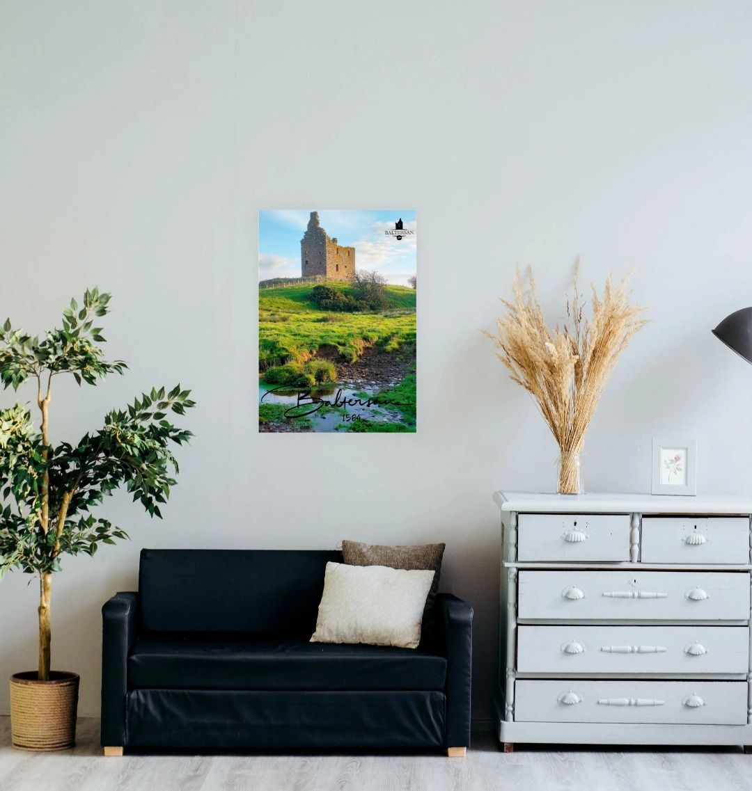Baltersan Castle Large Portrait Art Print (29.7 x 42cm)