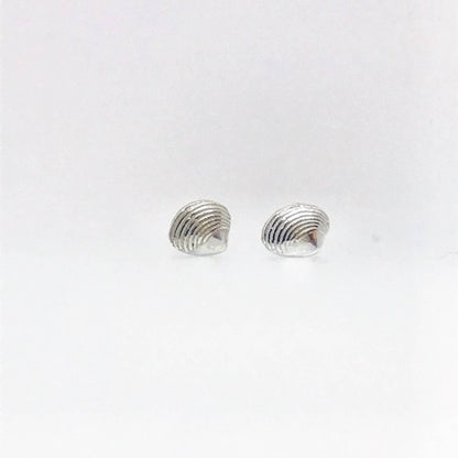 Silver Scottish Clam Shell Earrings