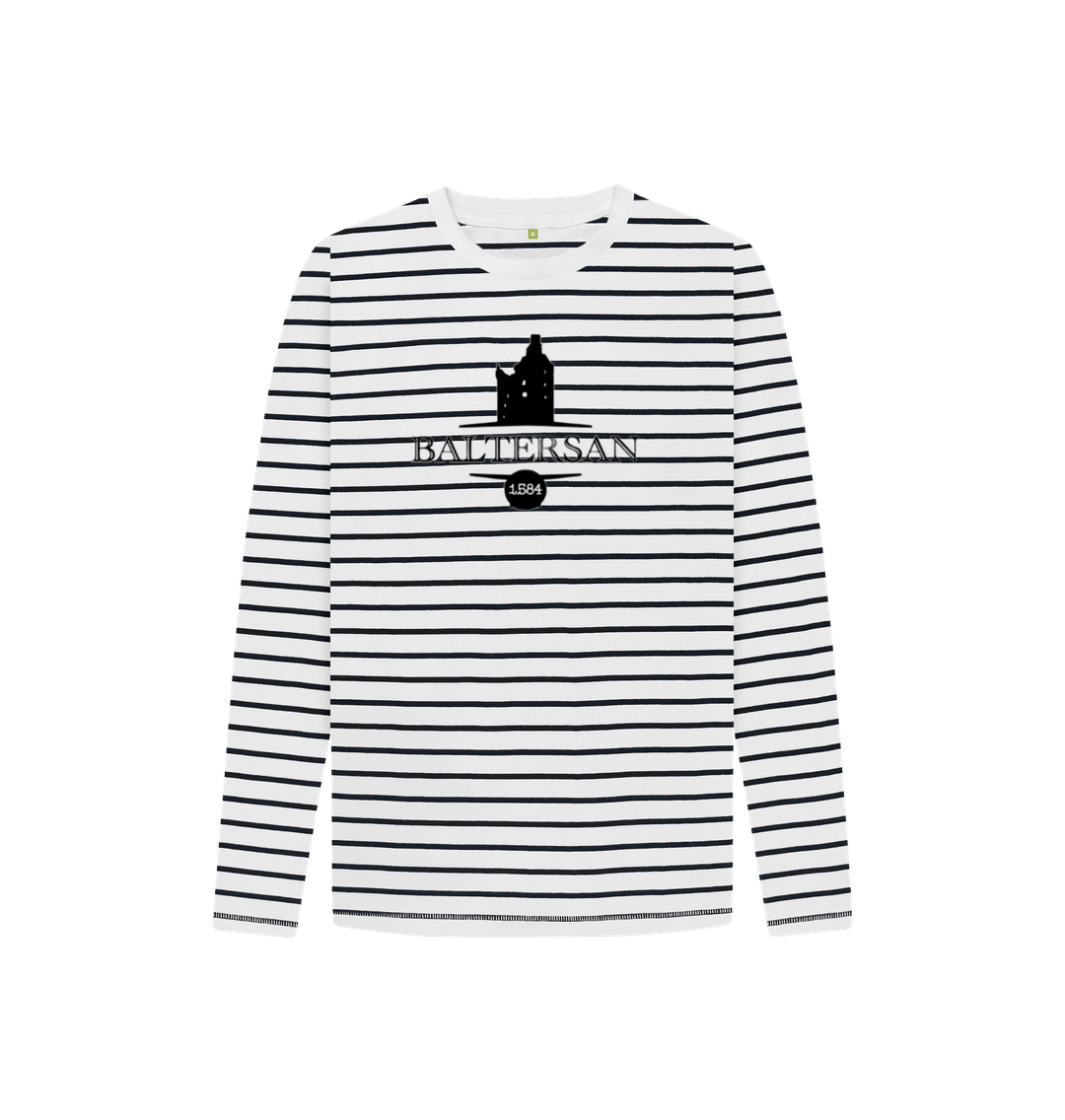 Navy Stripes Baltersan Kids Striped Long Sleeve Tee